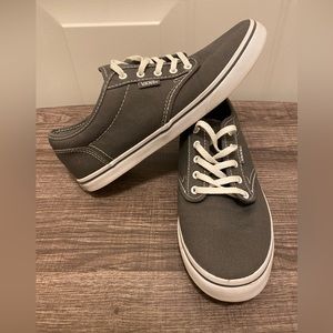 Vans Dark Gray Women Size 7 Low Top